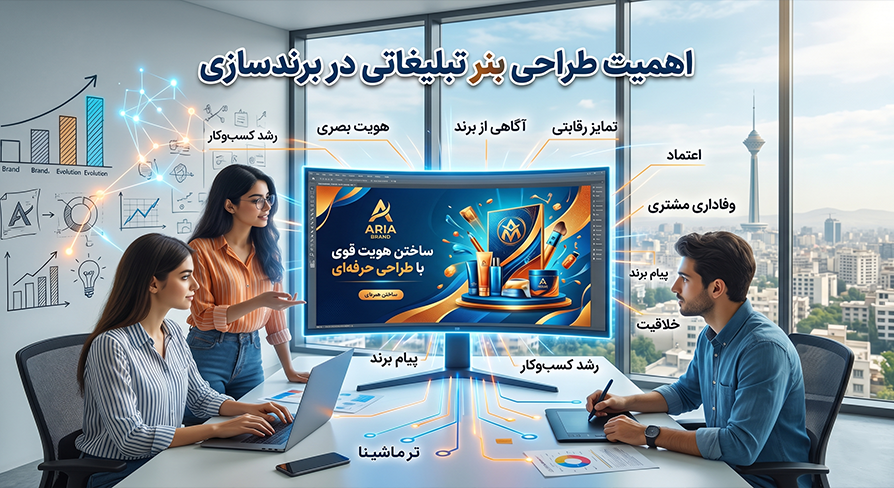 اهمیت طراحی بنر تبلیغاتی در برندسازی