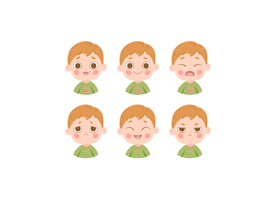  آموزش احساسات با چهره‌های کارتونی46
