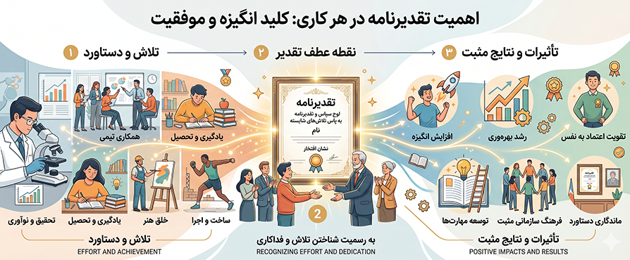 اهمیت لوح تقدیر در کسب و کار های مختلف