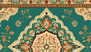 طرح فرش سنتی و رنگبندی خاص