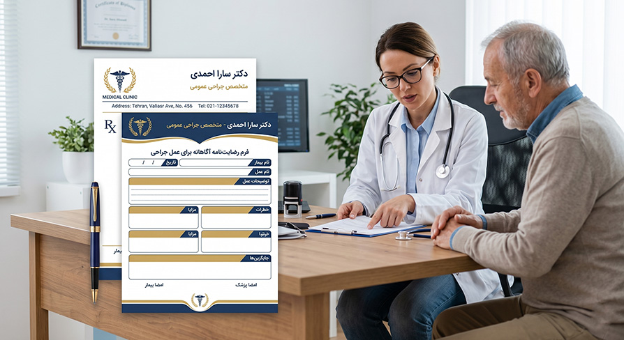 اصول کلیدی در طراحی فرم رضایتنامه همگام با سرنسخه