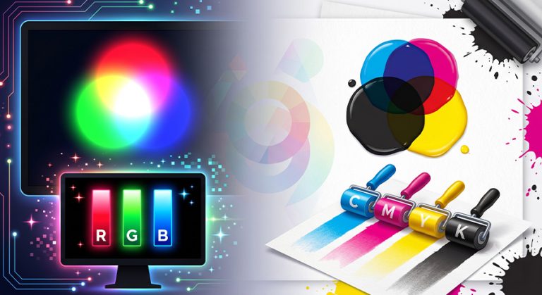 تفاوت مد رنگی تفاوت اصلی RGB و CMYK