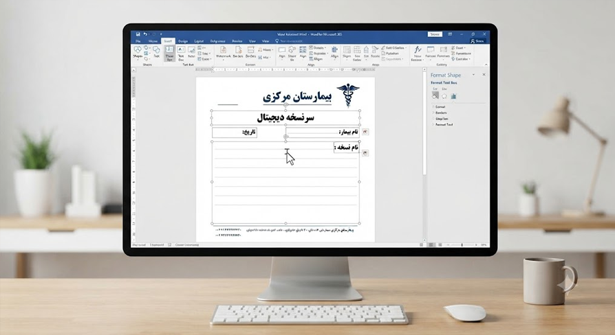 پیادهسازی و ساخت سرنسخه دیجیتال در Word