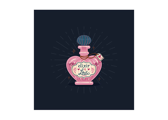  فایل لوگو خام عطر فروشی طرح فانتزی