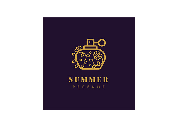  لوگو مدرن عطر فروشی طرح رایحه(وکتور و لایه باز)
