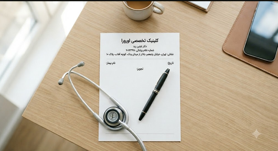 طراحی سرنسخه پزشکی مدرن