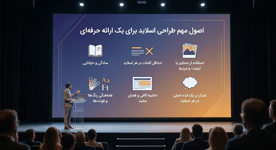 اصول مهم قالب آماده پاورپوینت