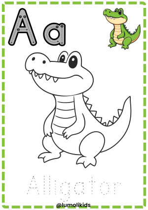 دانلود کتاب رنگ آمیزی حروف الفبا انگلیسی (A-Z) به صورت PDF